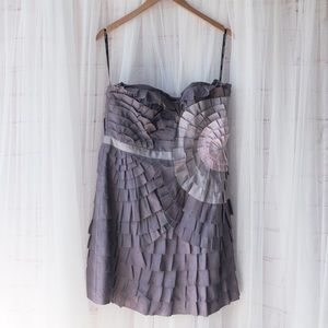 PHOEBE COUTURE Women's Pastel Layered Designed Dress Size 12